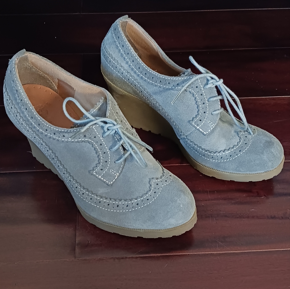 Dr Martens Sita Lace Up Wedge Wedges Gray